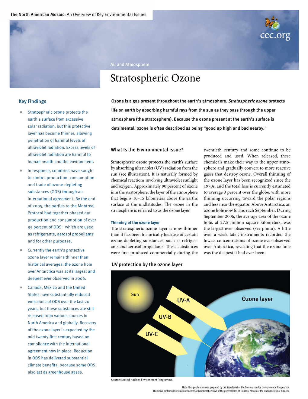 The North American Mosaic: an Overview of Key Environmental Issues