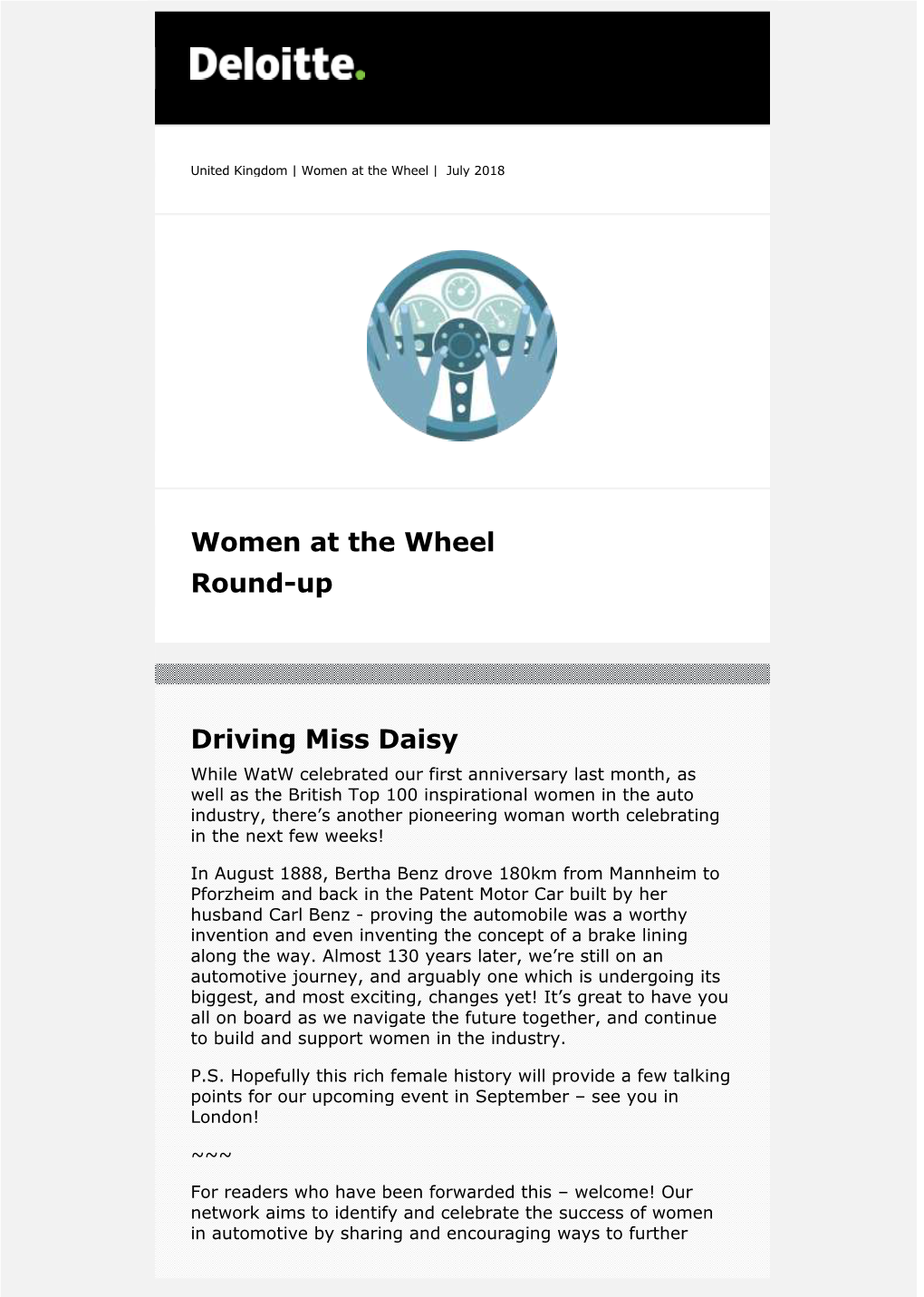 Women at the Wheel Round-Up Driving Miss Daisy