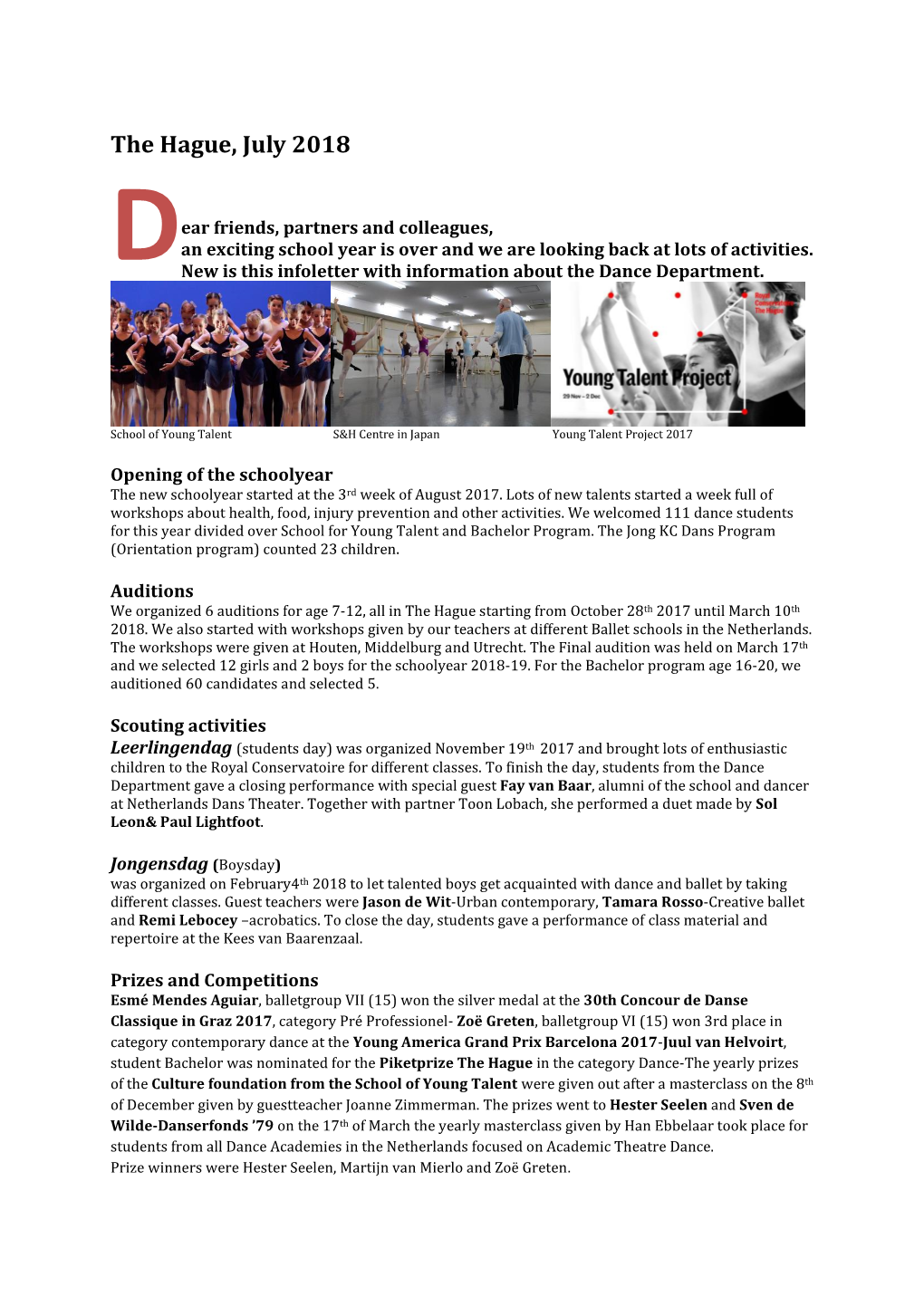 Newsletter-Summer-2018-Dance-Department-Royal-Conservatoire-Engels-2800229.Pdf