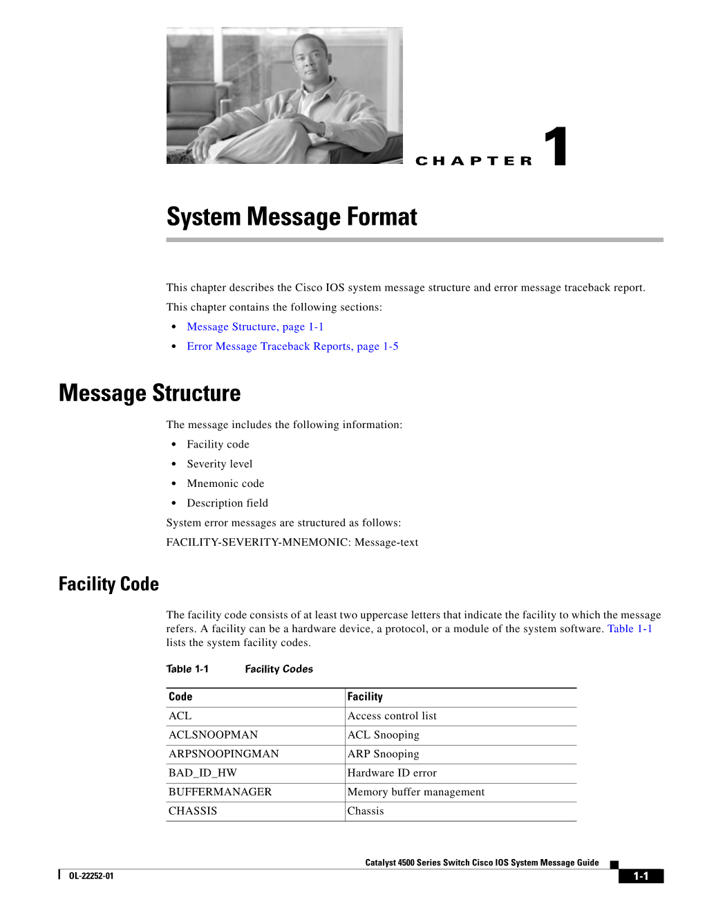 System Message Format