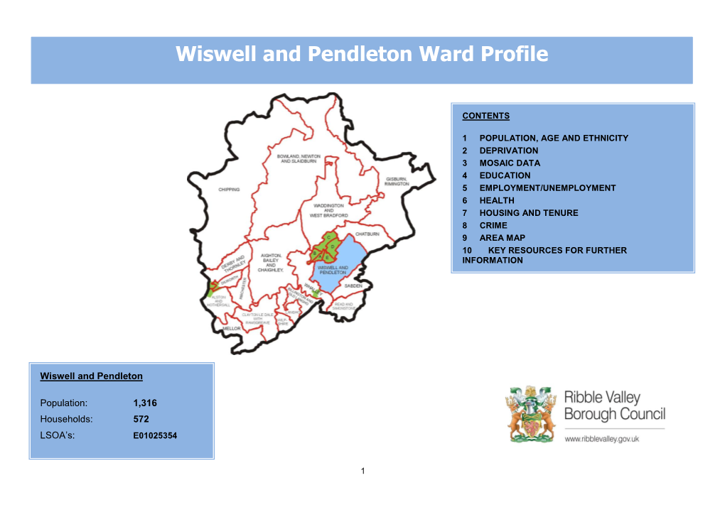 Wiswell and Pendleton Ward Profile