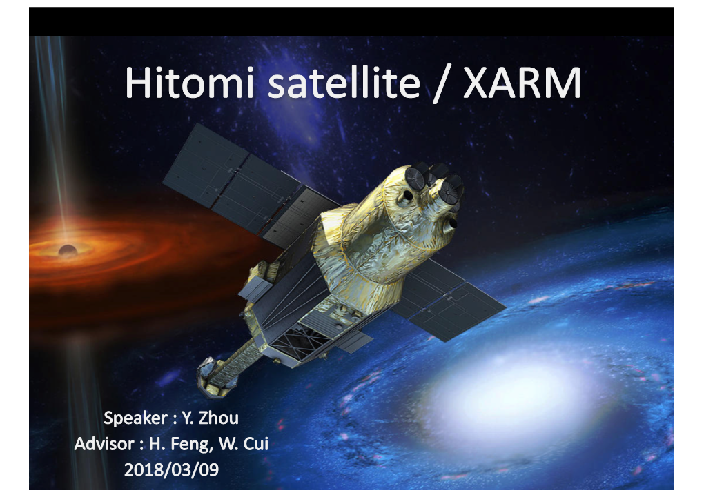 Hitomi Satellite / XARM