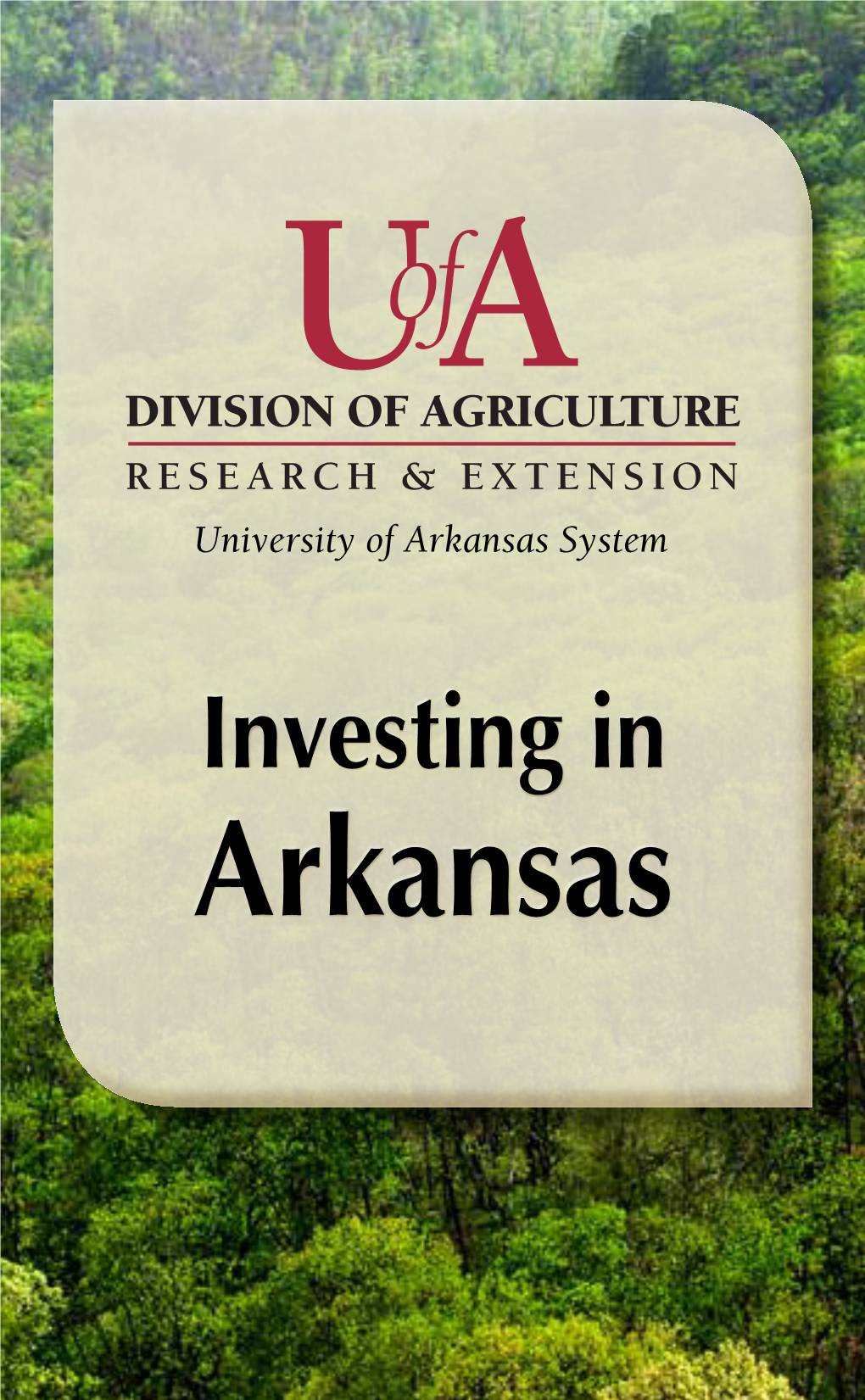 Bumpers College of Agricultural, Food and Life Sciences E108 AFLS Building University of Arkansas Fayetteville, AR 72701 479-575-2034 • Mvayda@Uark.Edu