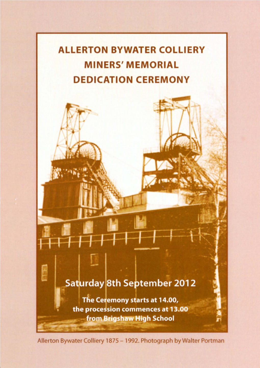 ABC Miners Memorial Dedication Ceremony