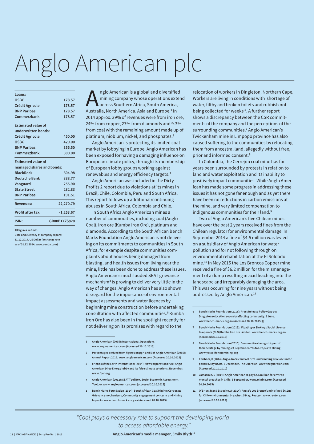 Anglo American Plc