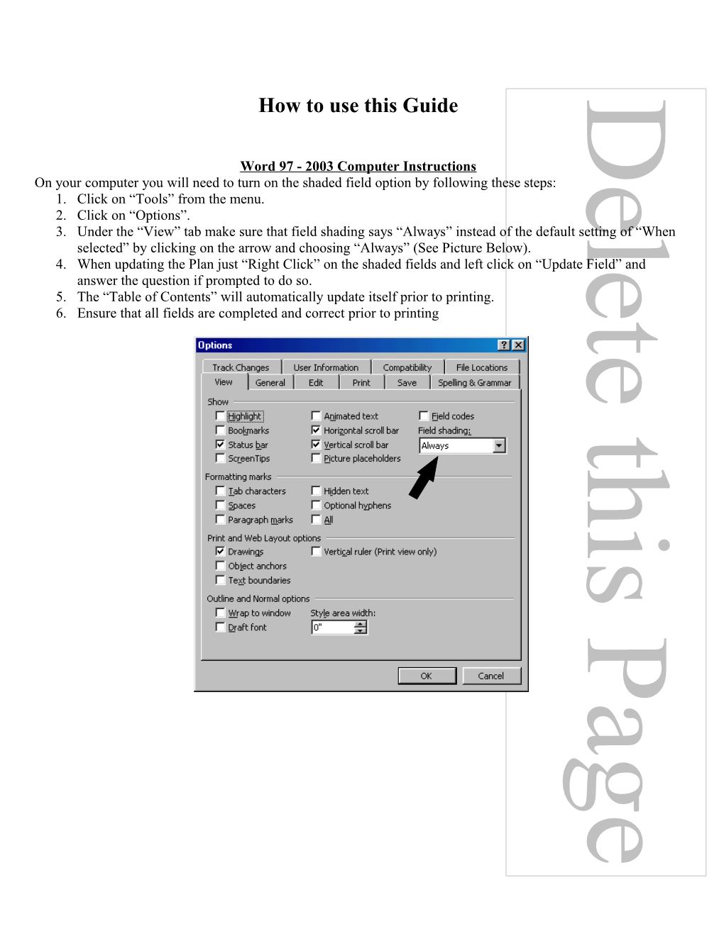 Bacteriological Sampling Plan s1