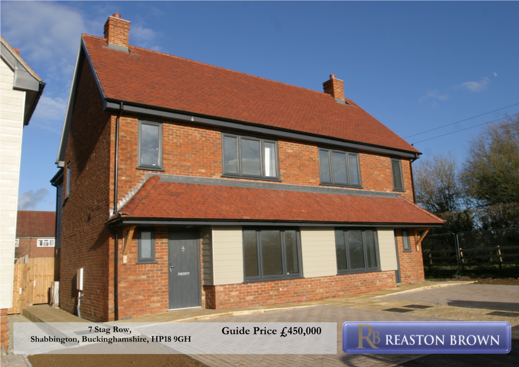 Guide Price £450,000 Shabbington, Buckinghamshire, HP18 9GH