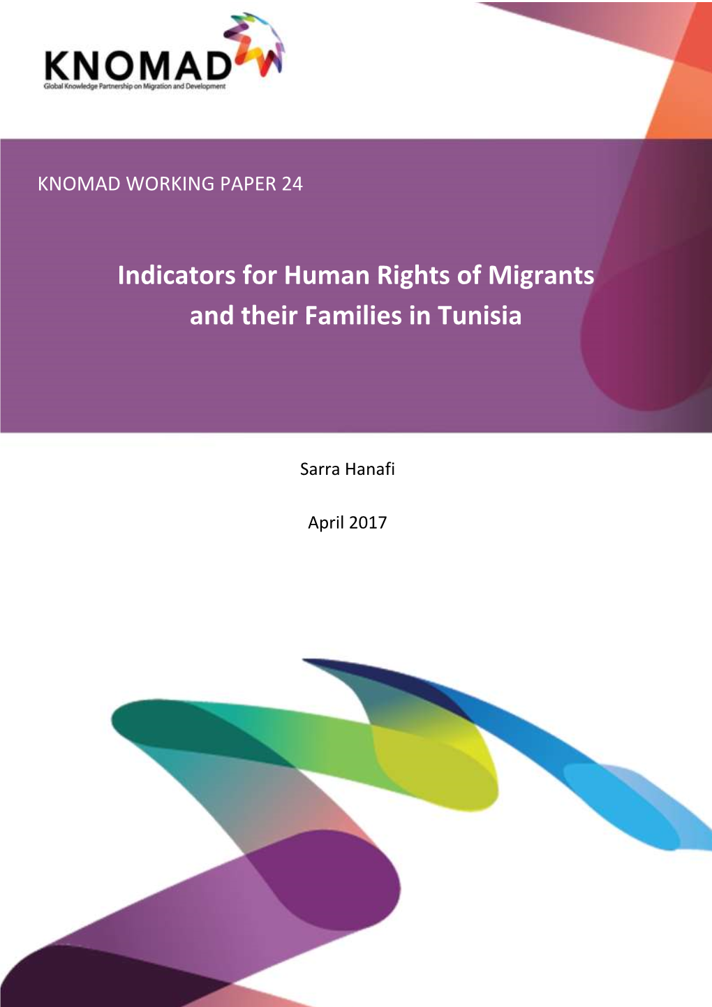 Indicators for Human Rights of Migrants and Their Families in Tunisia