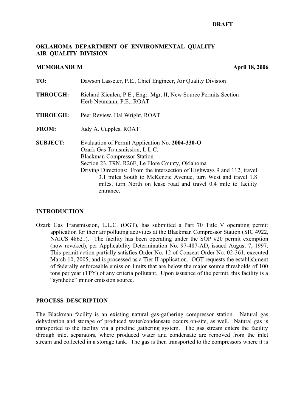 Oklahoma Department of Environmental Quality s14