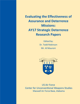 AY17 Strategic Deterrence Research Papers, 2017