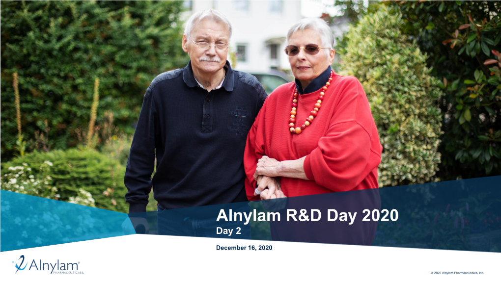 Alnylam R&D Day 2020