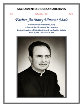 Father Anthony Vincent Maio