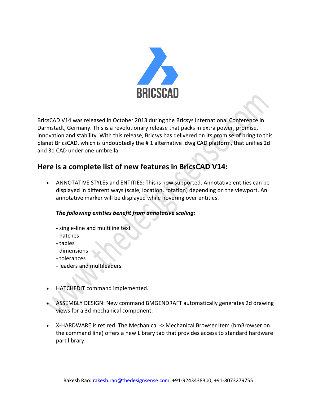 Here Is a Complete List of New Features in Bricscad V14