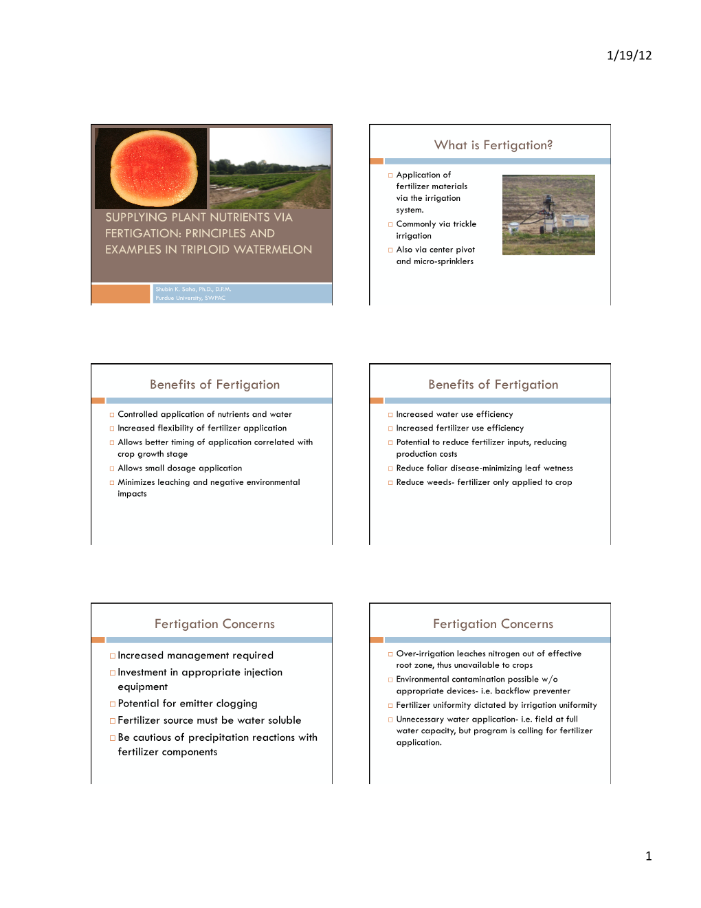 What Is Fertigation?