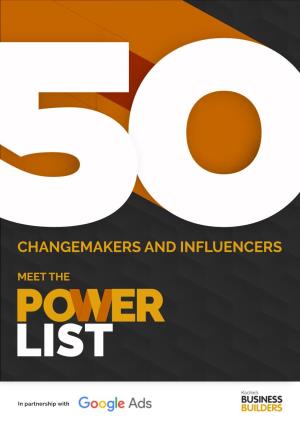 Changemakers and Influencers