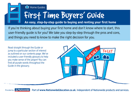 First Time Buyer Guide from Nationwide