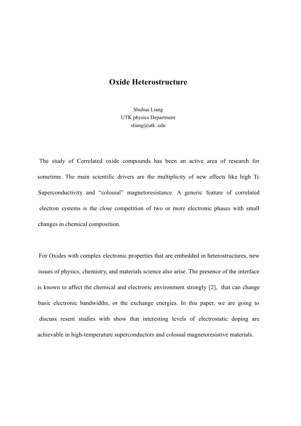 New Theory and Technology About Oxide Heterostructure