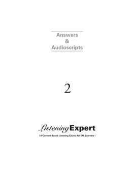 Answers & Audioscripts