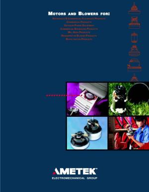 AMETEK Electromechanical Group Brochure (Motors & Blowers)