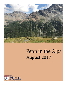 The Alps Diaries 2017