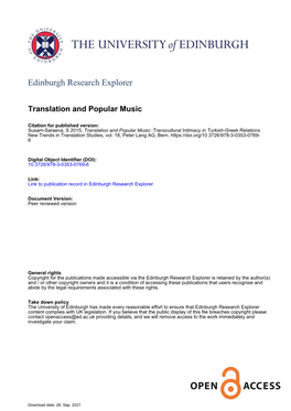 Edinburgh Research Explorer