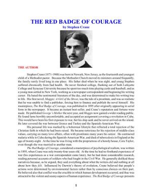 THE RED BADGE of COURAGE by Stephen Crane
