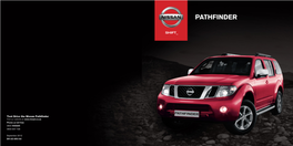 Nissan Pathfinder Brochure