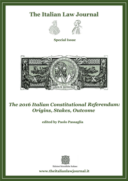 The 2016 Italian Constitutional Referendum: Origins, Stakes, Outcome