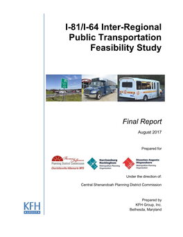 I-81/I-64 Inter-Regional Public Transportation Feasibility Study