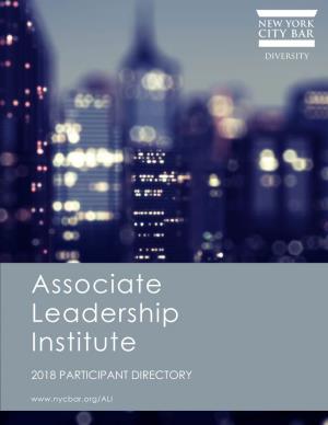 Associate Leadership Institute