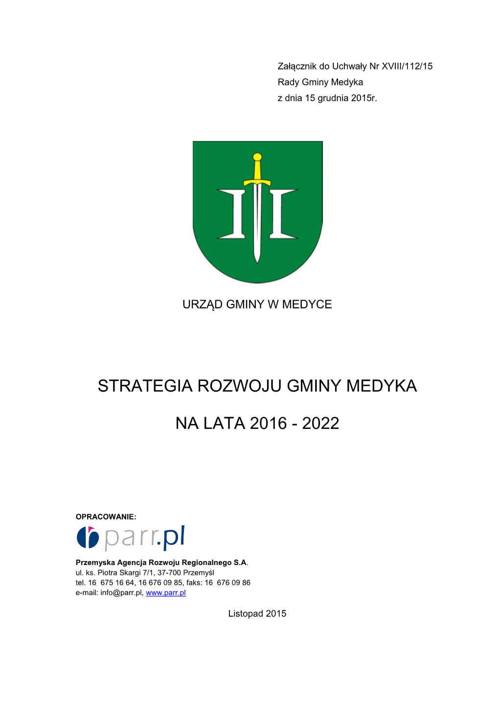 Strategia Rozwoju Gminy Medyka