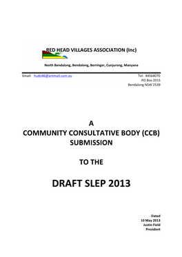 Draft Slep 2013