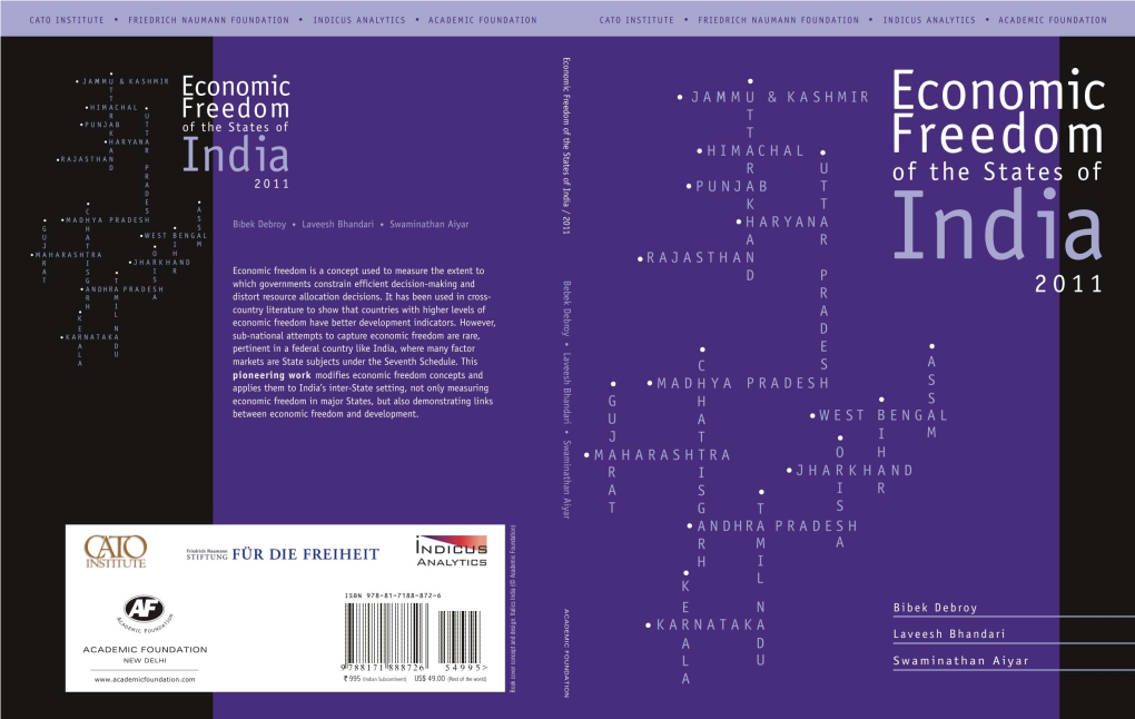 Economic Freedom of the States of India 2011