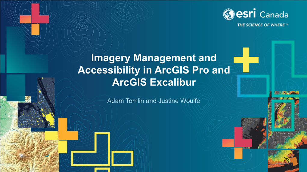 Imagery Management and Accessibility in Arcgis Pro and Arcgis Excalibur