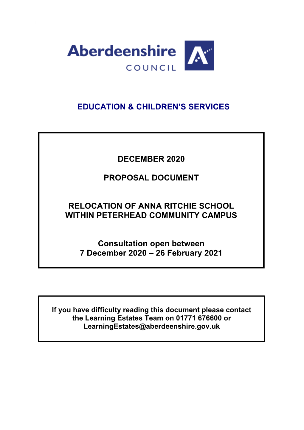 Education & Children's Services