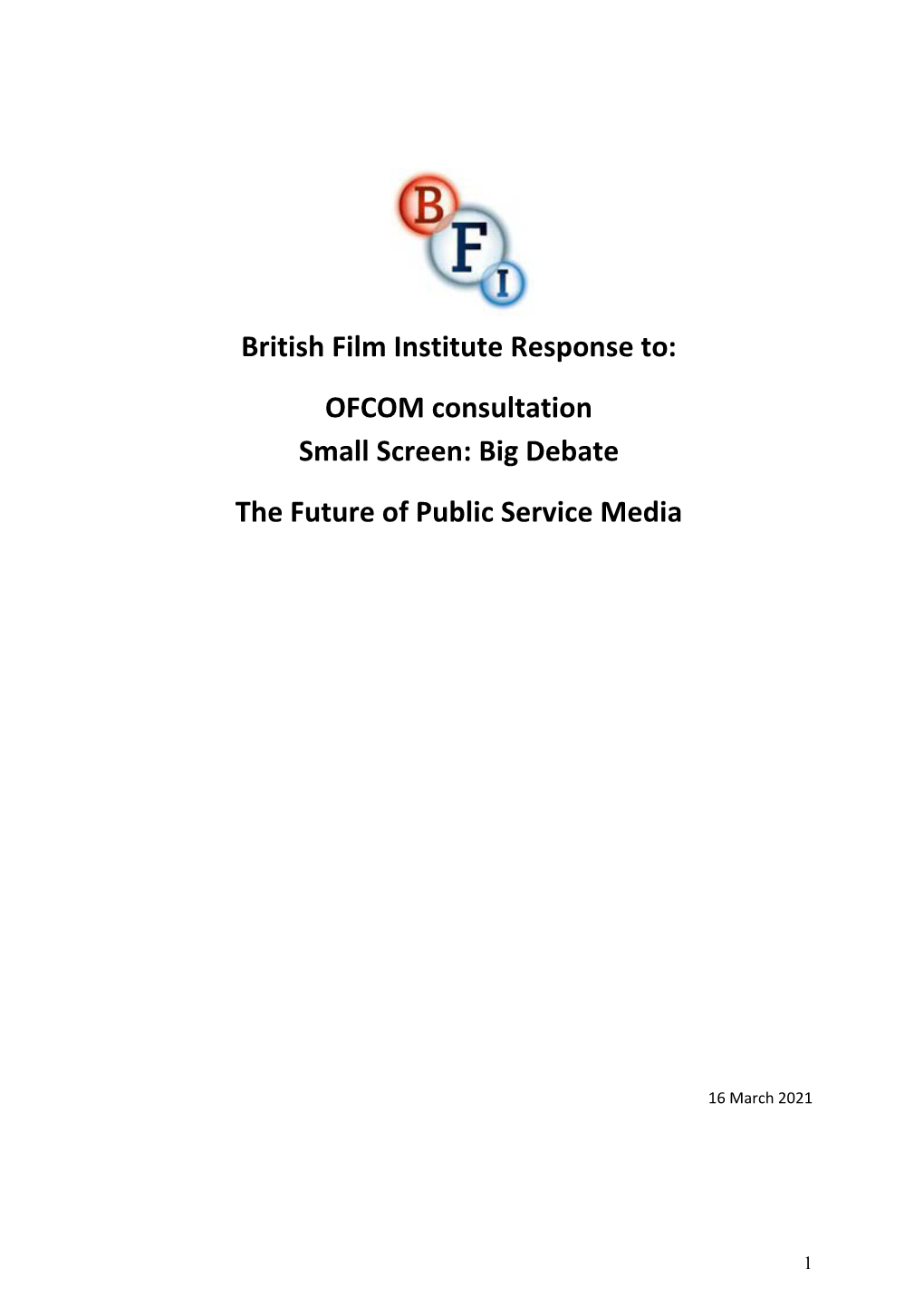 British Film Institute (BFI)