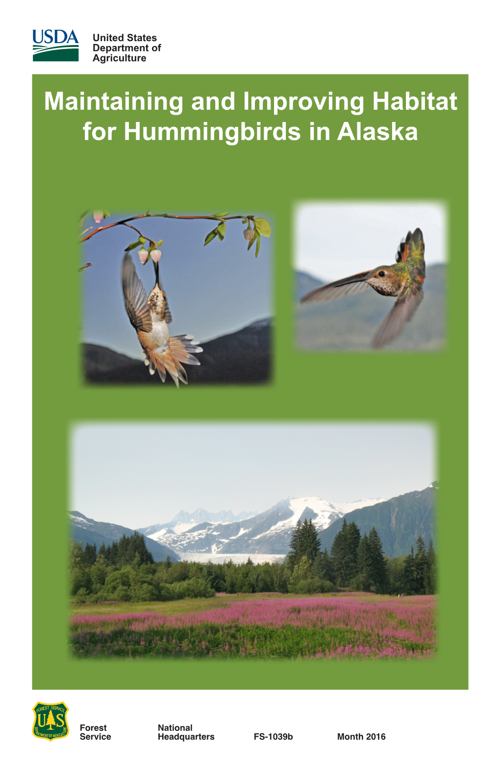 Maintaining and Improving Habitat for Hummingbirds in Alaska