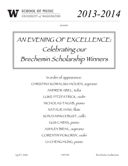 Celebrating Our Brechemin Scholarship Winners