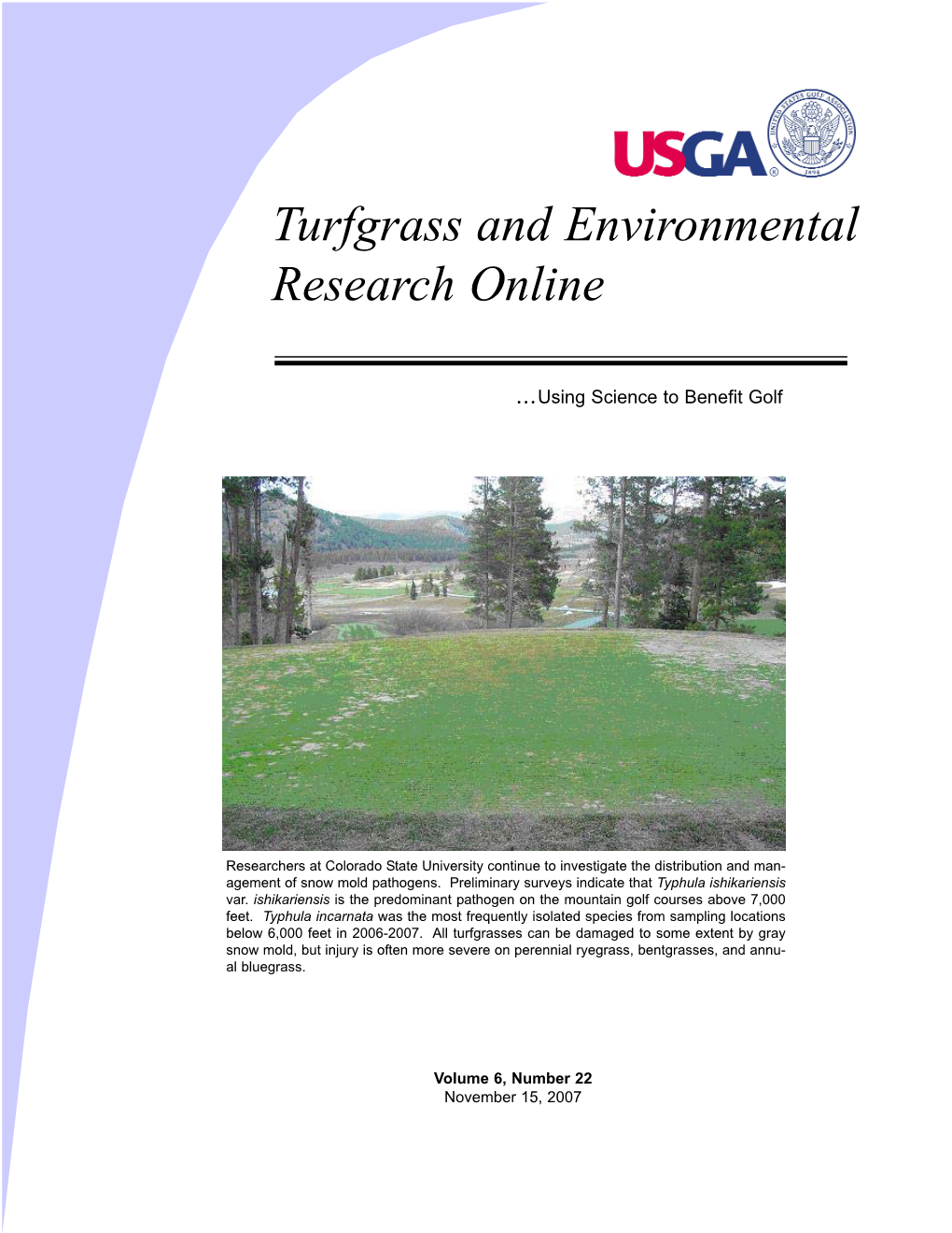 Snow Mold Pathogens