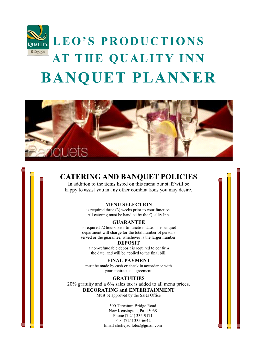 Banquet Planner