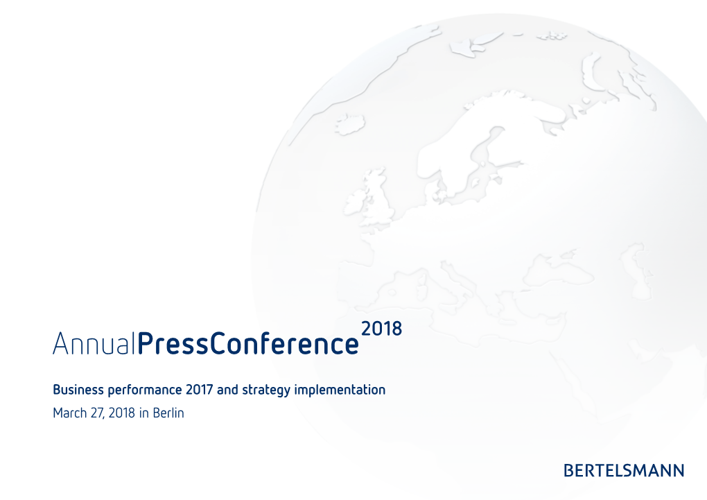 Annual Press Conference 2018