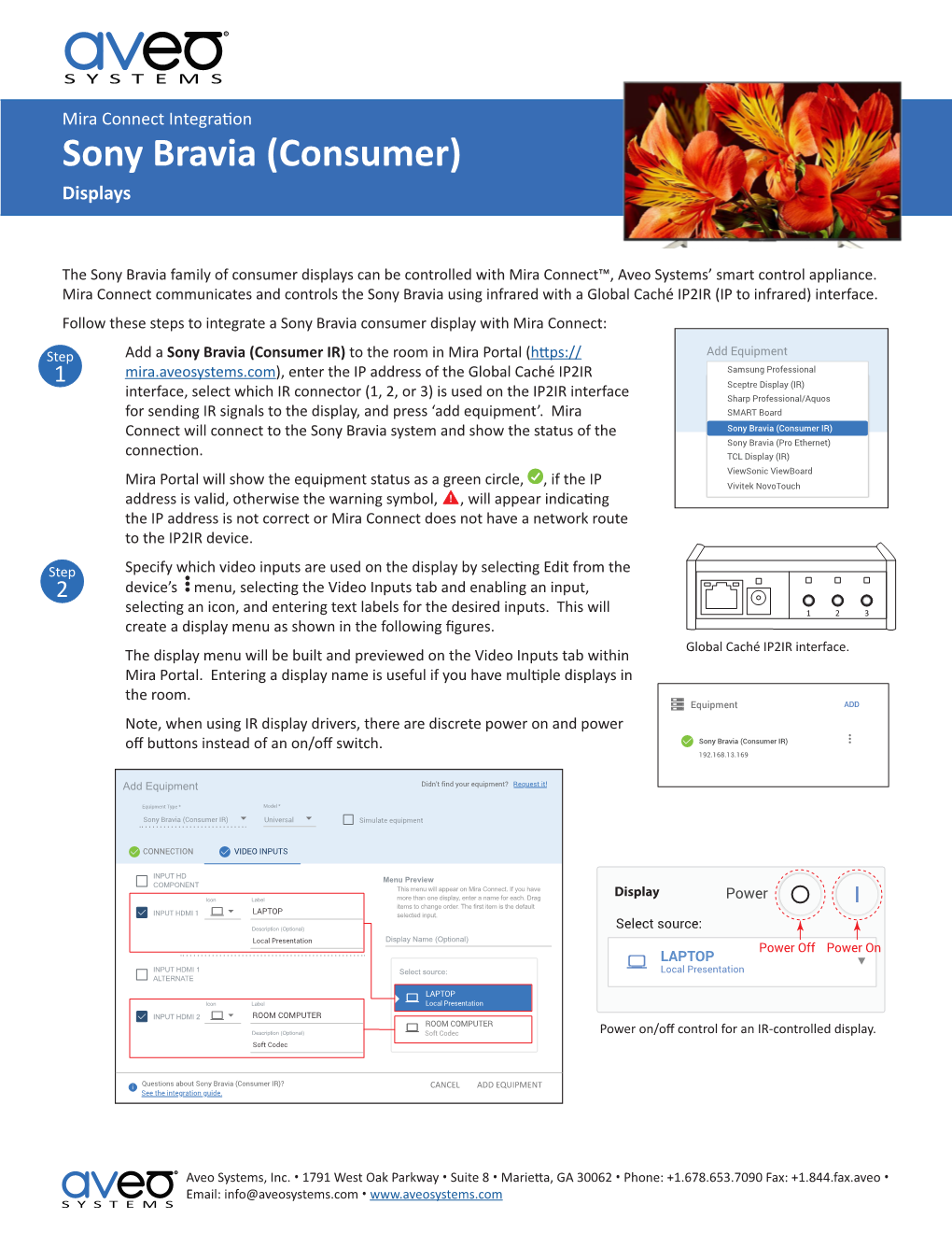 Sony Bravia (Consumer) Displays