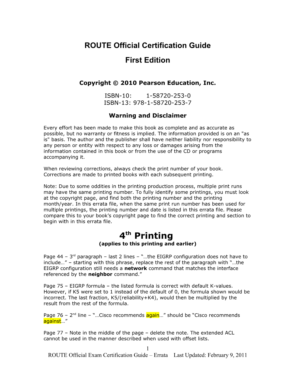 Fix Example 5-4 Trunking Configuration on 1900 s1