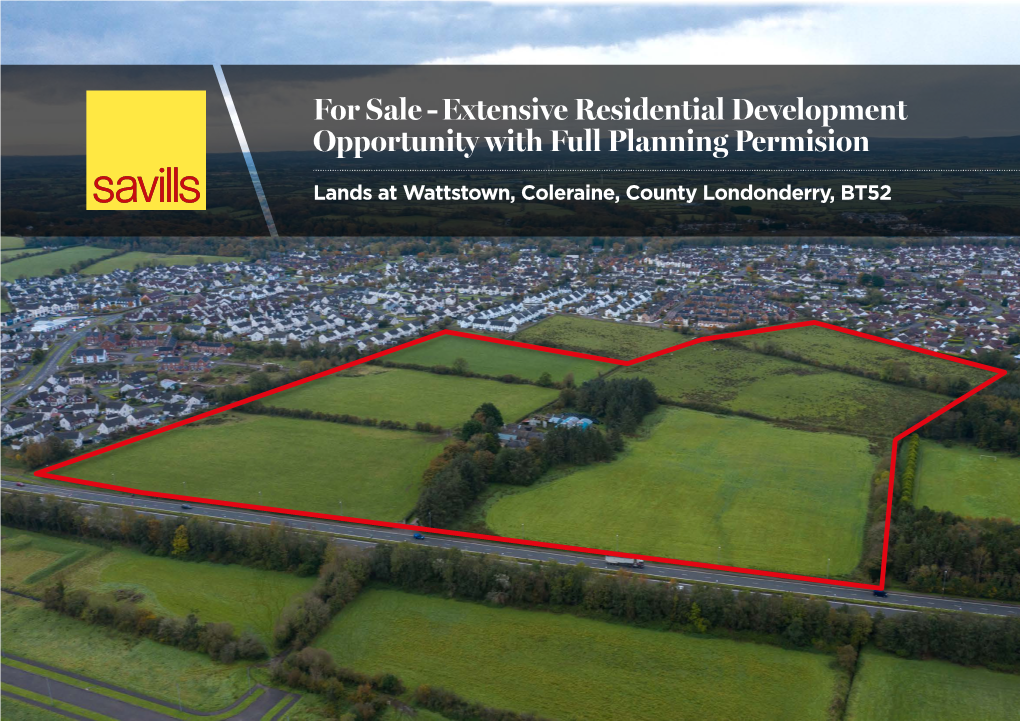 Extensive Residential Development Opportunity with Full Planning Permision