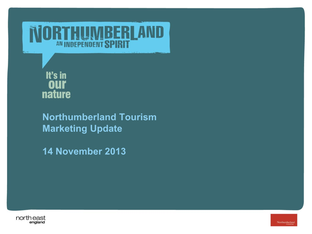 Northumberland Tourism Partners Marketing & PR Meeting October