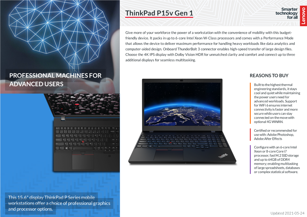 Thinkpad P15v Gen 1