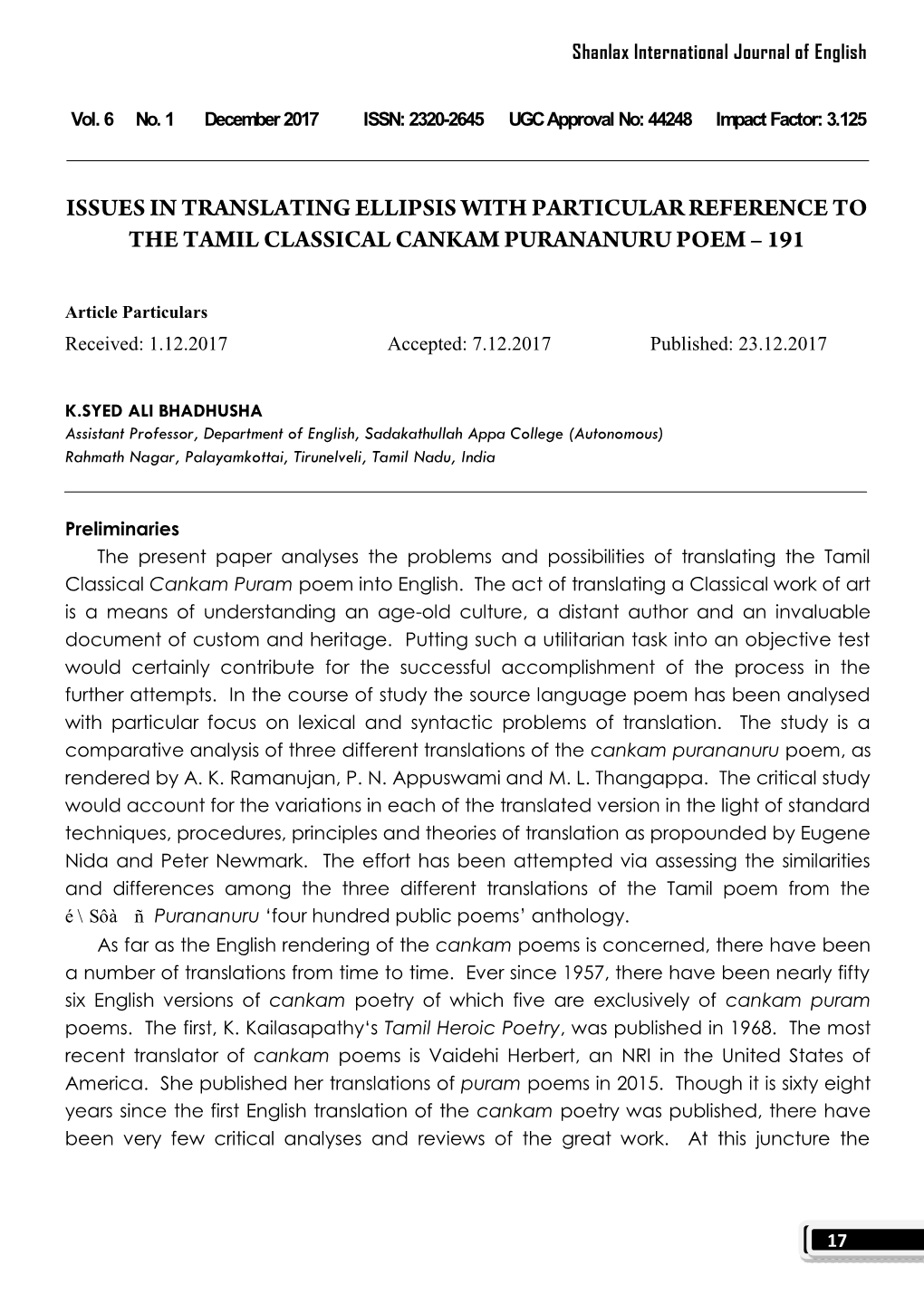 Issues in Translating Ellipsis with Particularreference