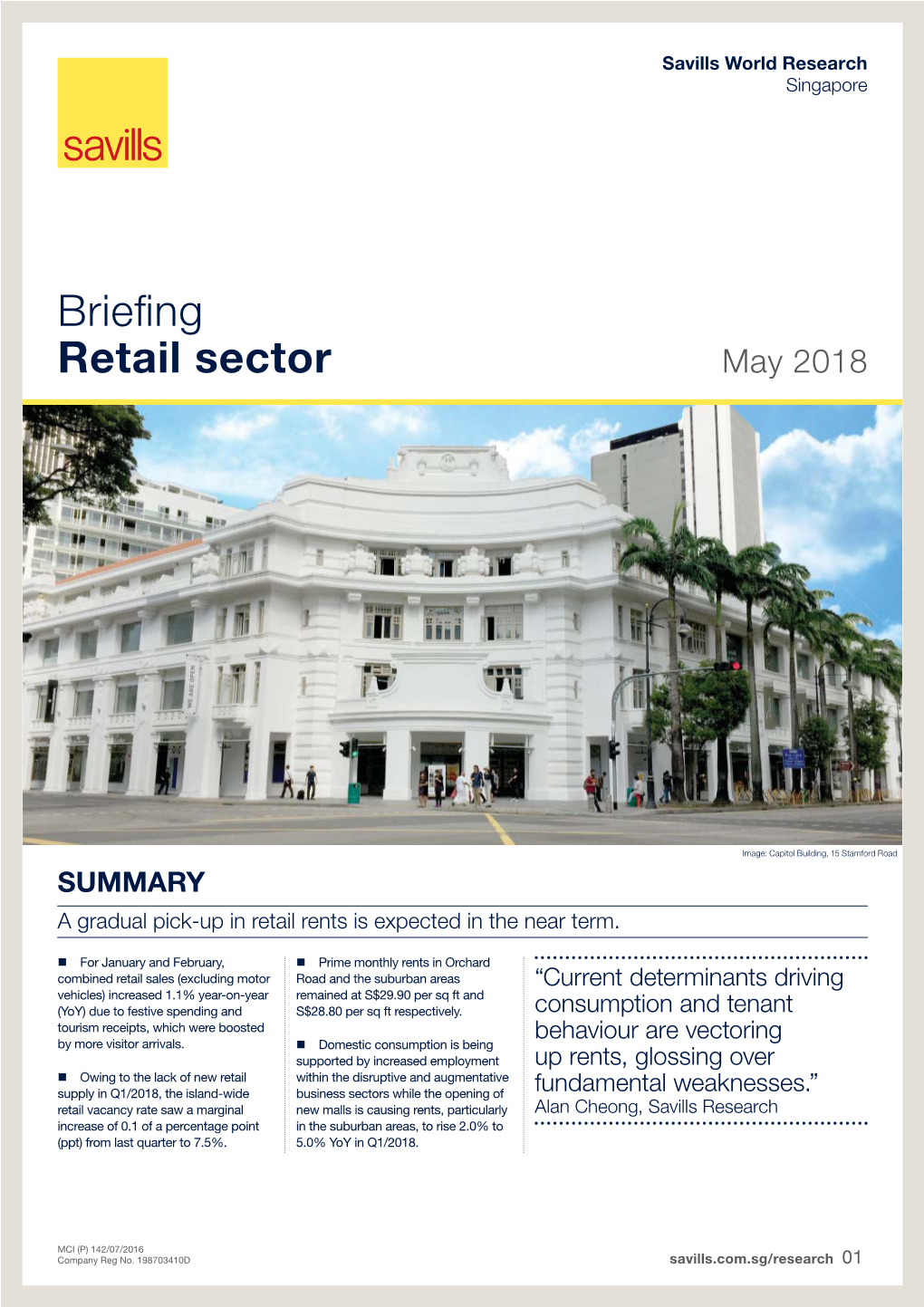 Briefing Retail Sector