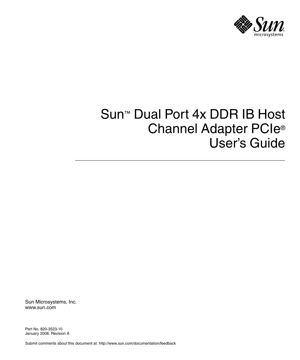 Sun Dual Port 4X DDR IB Host Channel Adapter Pcie User’S Guide • January 2008 Kstat 49