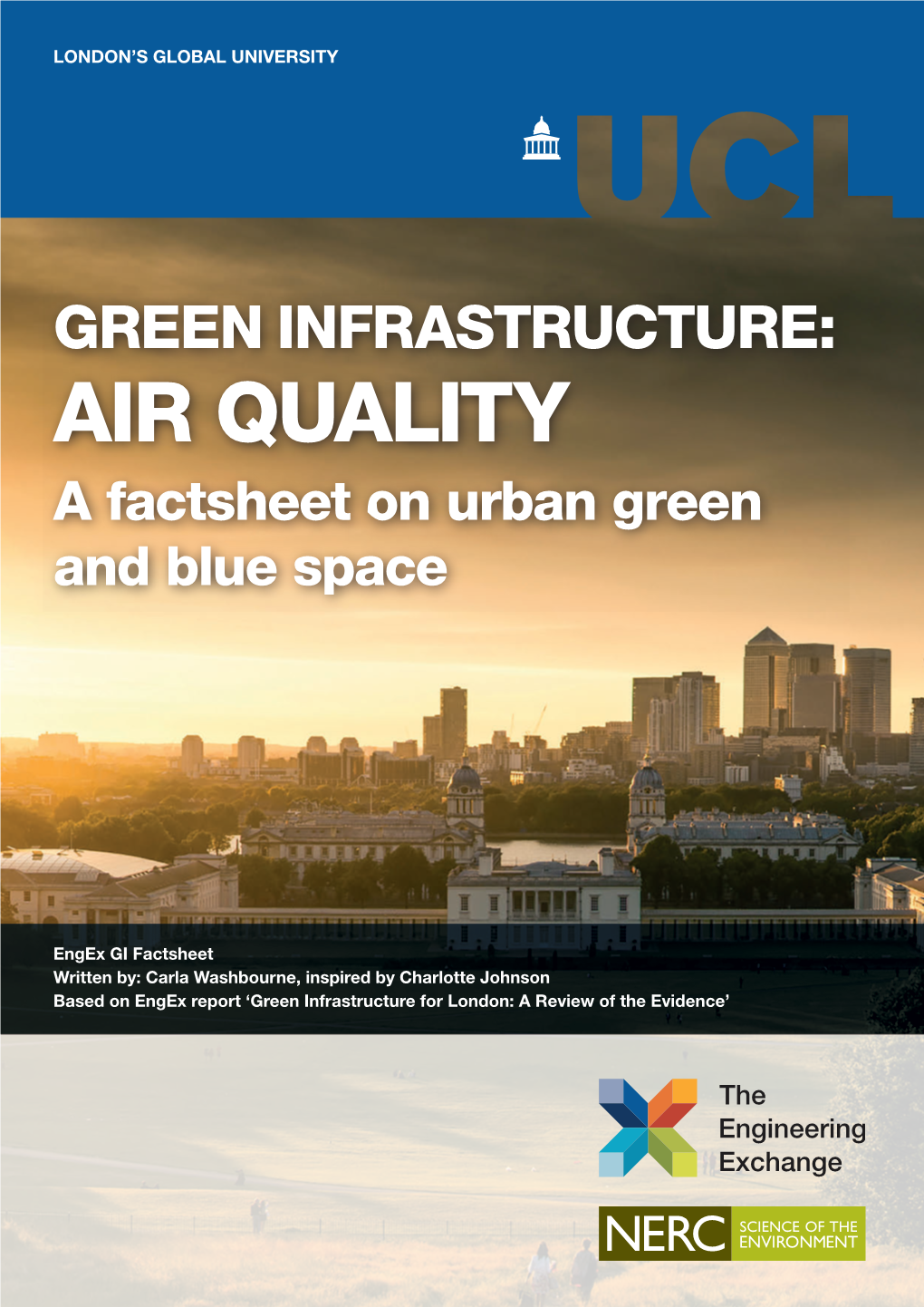 GREEN INFRASTRUCTURE: AIR QUALITY a Factsheet on Urban Green and Blue Space